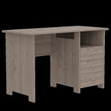 Bianco Writing Computer Desk, Three Drawers, One Shelf B070P188822