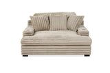 Man Wah Presley Corduroy Chaise Armchair, Latte B2707P311003