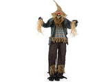 7ft Life-Size Animated Halloween Scarecrow - Sound-Activated 28912663
