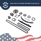 Engine Timing Chain Kit for Nissan Altima Frontier Xterra Sedan 2.4L L4 1998-2004 KA24DE Gas 16 56793762