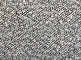 Burbank Modern Round Boucle Dining Chairs, Set of 2, Black White T2574P180243