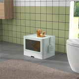 Fully Enclosed Cat Litter Box/Cat Litter Box 09412178