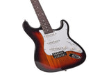 GST Rosewood Fingerboard Electric GuitarBagShoulder Strap Pick Whammy Bar 33905654