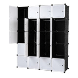 ZNTS 20 Cube Organizer Stackable Plastic Cube Storage Shelves Design Multifunctional Modular Closet 41270526