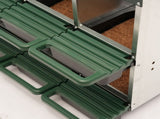 8 Comparment Chicken Nesting Box, No Stand wtn Sot Egg Pads. 0.8mm Top Cover & 0.6mm Galvanzed Steel W5251P556802
