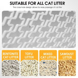 ZNTS Smart Automatic Cat Litter Box,Automatic Scooping and Odor Removal, App Control, Support 5G&2.4G W1655122595