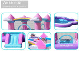 Inflatable Bounce House for Kids 3-8 - Bouncy Castle with Slide, Blower, Water Pool & Ball Pit 47430261