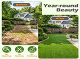 8 x 5 ft Green PP Artificial Turf Roll , Weather & Fade Resistant Low Grass Carpet for 75307819