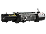 12,000 lb Electric Winch Dual Wired/Wireless Operation with Synthetic Rope & Towing Chain 90330008