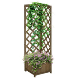 ZNTS Wooden Planter、Flower shelf 48434966