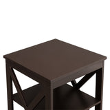 ZNTS Double Cross Edge Table Coffee 99455425