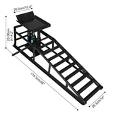 ZNTS Hydraulic Car Ramps, 2 Pack Car Ramp High Lift, 11000LBS Automotive Truck Cars Service Ramps, Low 74141909