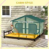 Dog House- Natural Wood 41863210