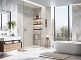 Shower Faucet With Storage Rack 8-inch Rain Shower Head Shower decoration kit with single spray 86998911