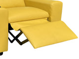 Marisa 22" Yellow PU Leather Kids Recliner Chair with Cupholder B061110703