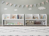 Kids Bookcase,Storage Book Shelf,Storage Display,Toy Organize with 4 Compartments for Living 86773357