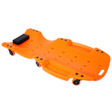 Plastic Creeper 48 Inch - Blow Molded Ergonomic HDPE Body with Padded Headrest & Dual Tool Trays W465P144539