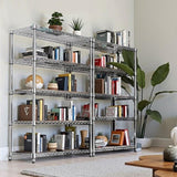 Steel Storage Shelving 5-Tier Utility Shelving Unit Steel Organizer Wire Rack for T3651P341040