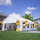 20x32 FT Party Tent with 3 Storage Bags & Removable Sidewalls, Outdoor Canopy Gazebo for Carport 08975333