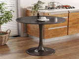 Modern Round Dining Table, 31.5'' Kitchen Dining Room Furniture, Coffee Table, Leisure Table, 07658051