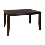 ZNTS Casual Dining Warm Merlot Finish 1pc Counter Height Table with Self-Storing Extension Leaf Strong B01153765