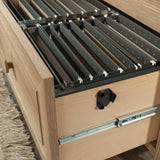Lateral File with Farmhouse Style, Brown finish B356P354500