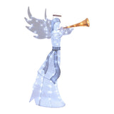 5 Feet Lighted Christmas Angel, 100 LED Twinkling Lights, Weatherproof Metal/Mesh Xmas Decor for 61618864