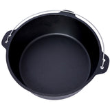Pre-Seasoned Cast Iron Dutch Oven With Skillet Lid, Outdoor Camping Deep Pot for Camping Fireplace W465P236474
