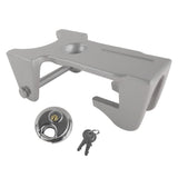 Silver Gooseneck Trailer Hitch Locks Model Coupler Trailer Lock TL50 for Heavy Trailers 55575835