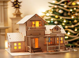 3D Wooden Puzzle Sweet Home Music Box Hands Craft Miniature Dollhouse Kits 3D Model Diy House 90061865