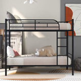 ZNTS Twin Over Twin Metal Bunk Bed 03189472