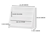 4-Tier Bookshelf,Kids Book Display Shelves,Toy Storage Organizer for Kids Room Playroom 60412810