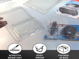 20PCS Clear Protector Cases Model Car Clamshell Cases Display Case Clear 67698080