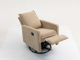 Short plush manual button armchair sofa W547P322818