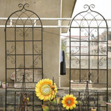 4 Pack Metal Garden Trellis 86.7" x 19.7" Rustproof Trellis for Climbing Plants Outdoor Flower W158681059