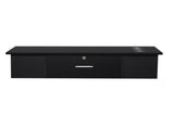 Classic Salon Wall Mount Styling Station Beauty Salon Spa Locking Cabinet Black 21837453