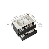 BRON 30" Bathroom Vanity Sink, Modern Wall-Mounted Floating Plywood Bathroom Storage Cabinet W2615P247212