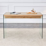 The top of the coffee table is made of medium density fiberboard and wooden stickers, with W1512P347778