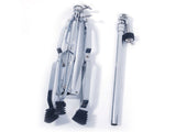 Straight Cymbal Stand Drum Hardware Percussion Mount Holder Gear Set Silver 22973420