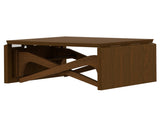 Transformer coffee table, 2 in 1 table, Expandable dining table, Natural wood, Variable height 95144441