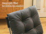 Leather Armchair, Modern Accent Chair High Back, Living Room Chairs with Metal Legs and Soft Padded, W2105P584379