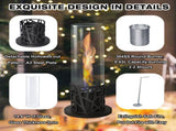 Tornado Tabletop Bio Ethanol Fireplace Indoor Outdoor,Portable Table Top Fire Pit Fuel Bioethanol W1889P397320