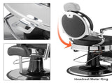 PVC leather, silver plated aluminum alloy frame, extra large pump disc with towel rack, square seat 39883819