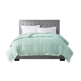 Lightweight Down Alternative Blanket with Satin Trim B03598493