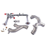 Upgraded Metal Coolant Water Pipe System Kit for Jaguar XE XF XJ F-Pace F-Type LR109401 LR041788 16384525