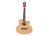 GT501 40 inch Spruce Front Cutaway Folk Guitar with Bag & Board & Wrench 48776708