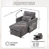 Multifunctional lazy person sofa recliner can be stored storage backrest with cell phone bracket W395P318698