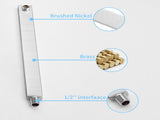 Shower System Shower Faucet Combo Set Wall Mounted with 12" Rainfall Shower Head and handheld shower 19881778