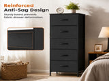 Tall Dresser for Bedroom with 5 Drawers, Vertical End Table and 61440372