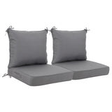 2 PCS Set 24x24 in Outdoor Deep Seat Cushion- Waterproof Fade-Resistant Patio Furniture Cushions 18257728